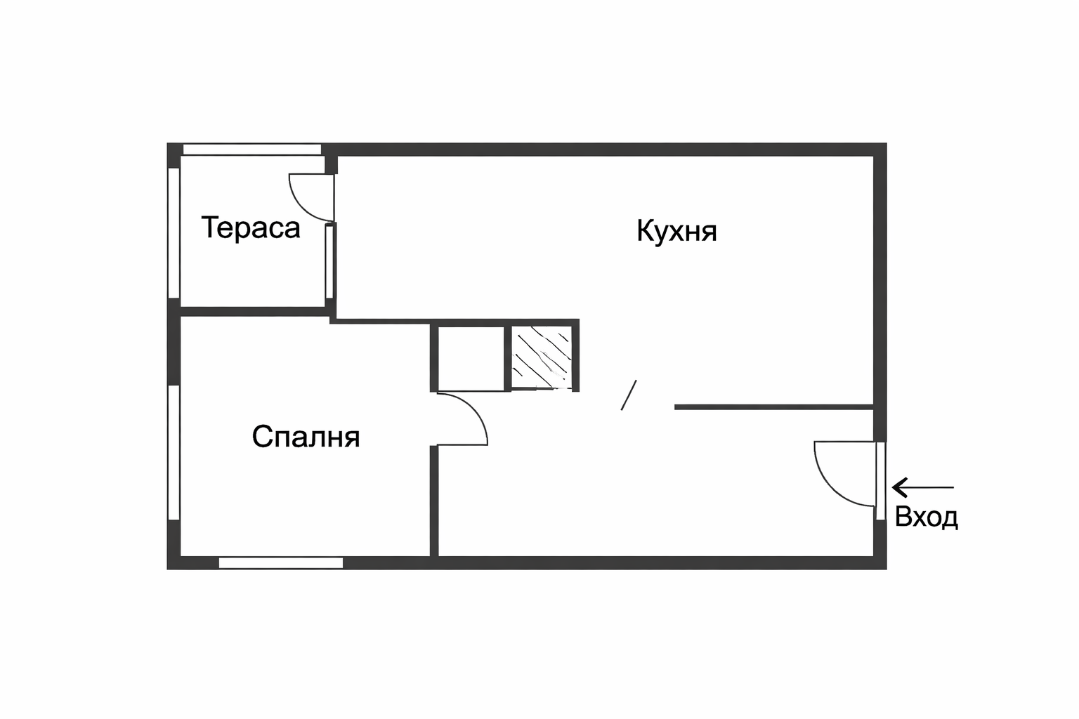 Монолитен двустаен ЦЕНТЪР