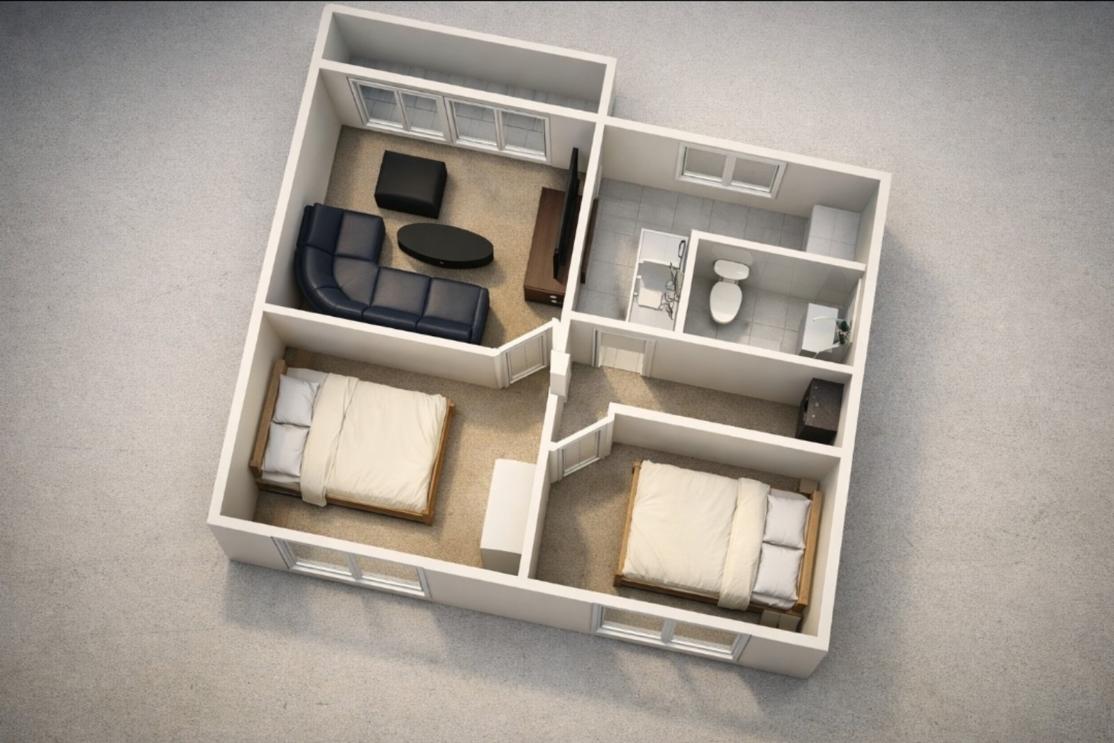 Тристаен апартамент кв. Здравец